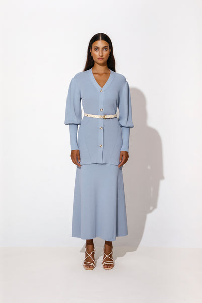 BYM-3025416 ISSA BLUE CARDIGAN