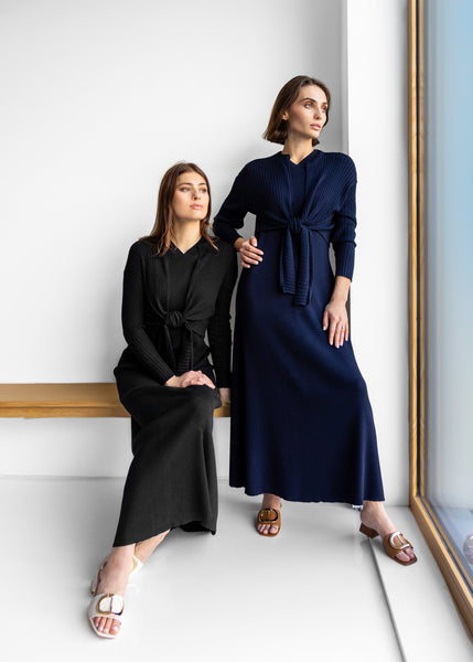 MUN-FRMN3088N NAVY DRESS