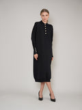 ALZ-D104 BLACK LOOSE DRESS