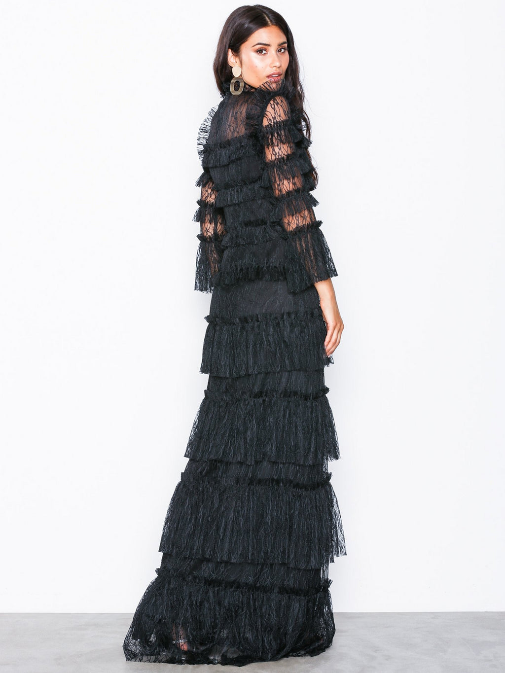 BYM-2171170 CARMINE BLACK GOWN