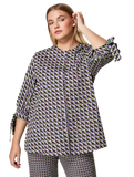 PER-1192043 FIERO BLACK&WHITE BLOUSE