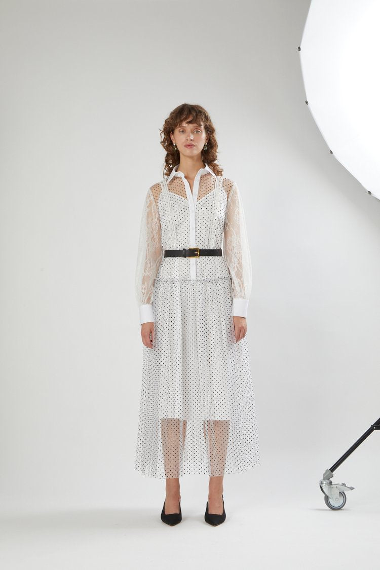 CTE-DS258 571-562 01 WHITE DRESS