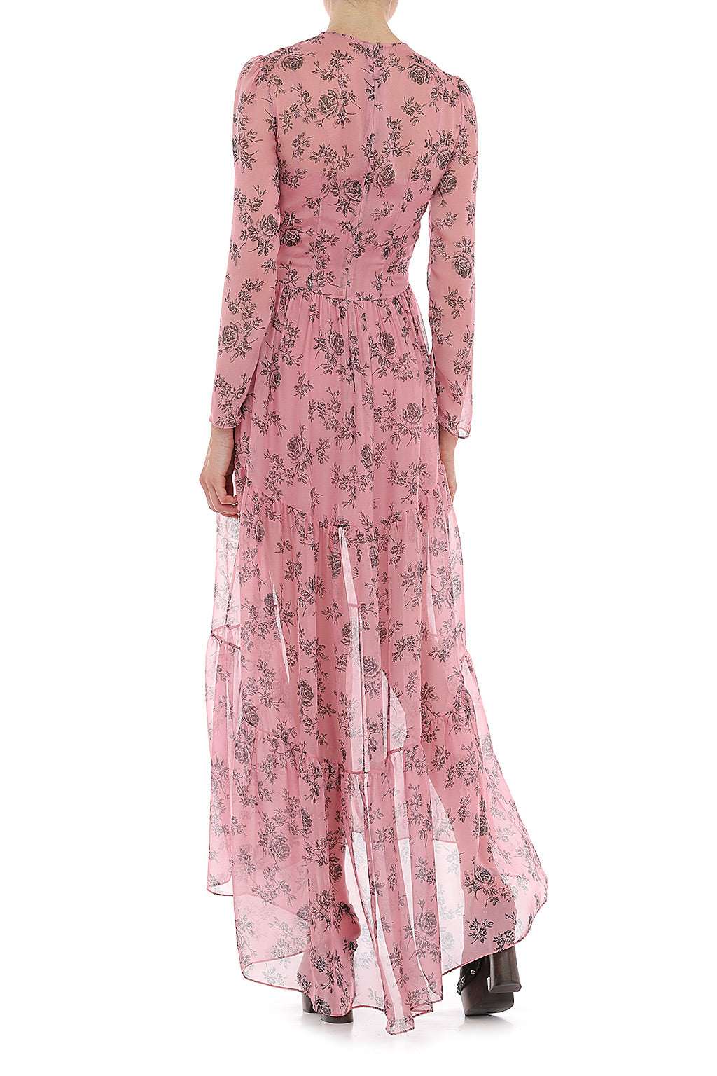 PHY-0455 PINK PRINT DRESS