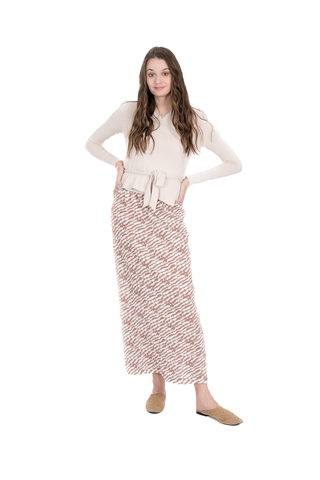 GIN-SB3CPT4850 TAUPE SKIRT