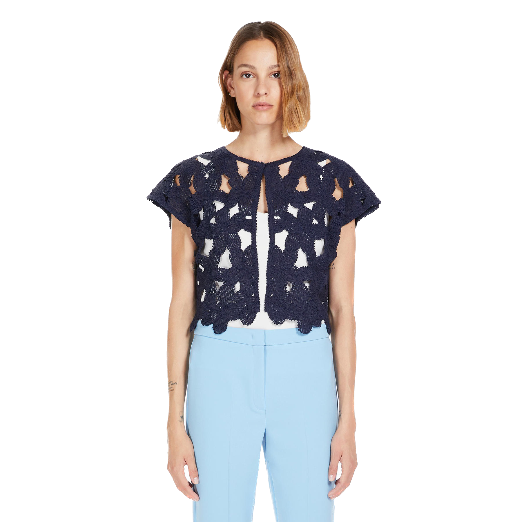 IBL-23734101322 OLGA BLACK CARDIGAN