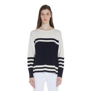 MRL-2333610134200 PERTICA NAVY TOP