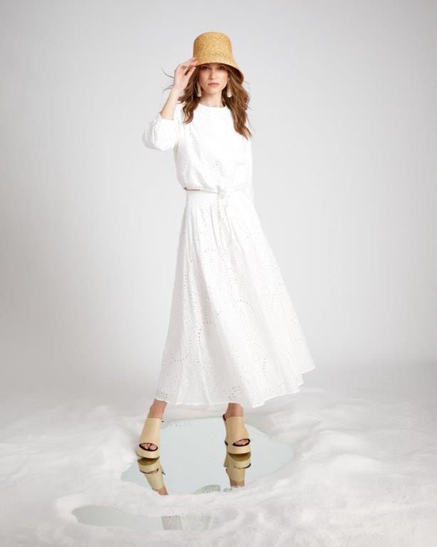 NOI-1810&1811 BEIGE CROCHET LACE SET