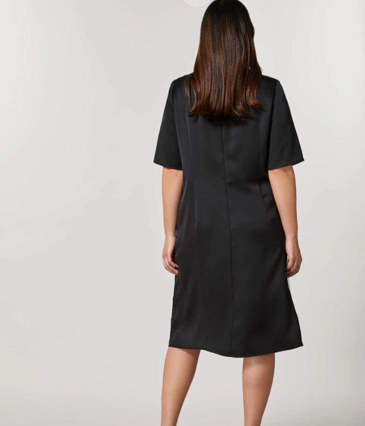 PER-1221223 DAISY BLACK DRESS