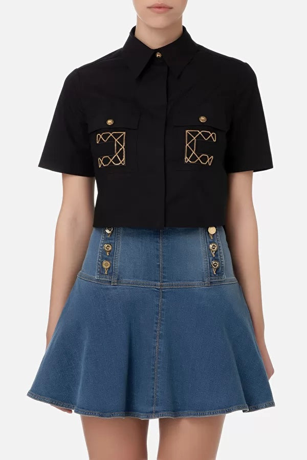 ELS-CA01831E2 BLACK SHIRT