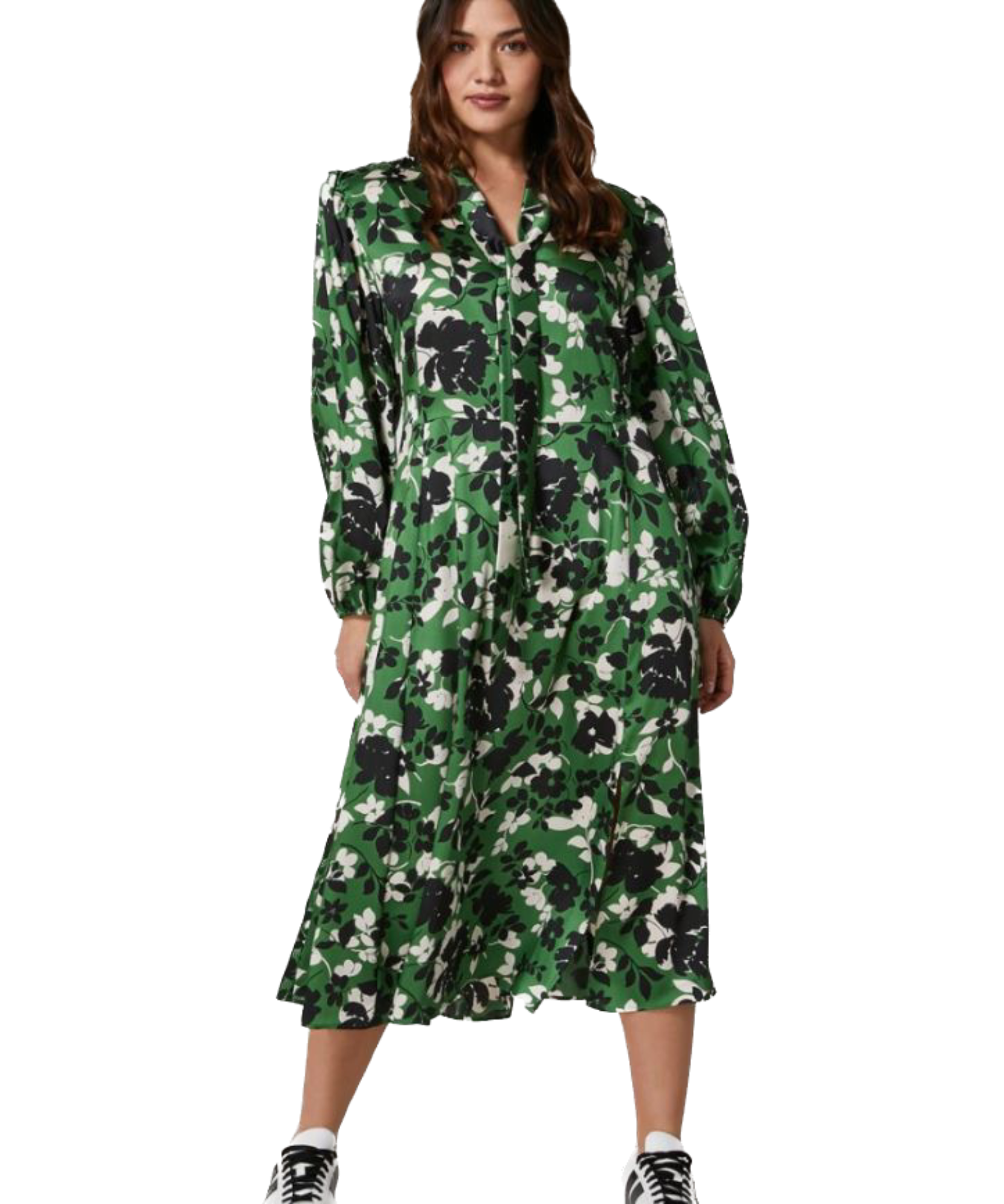 PER-1221243 DARIA GREEN DRESS