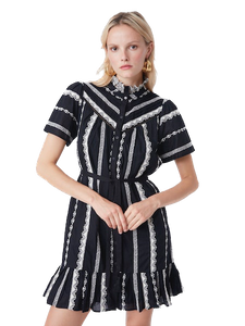 SUN-S23C03167 CHALVA BLACK DRESS