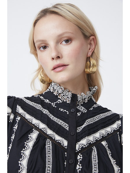 SUN-S23C03167 CHALVA BLACK DRESS