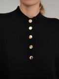 ALZ-D104 BLACK LOOSE DRESS