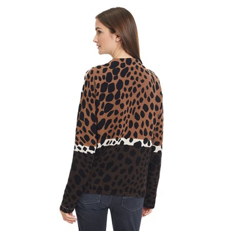 BTB-58921811 BROWN&BEIGE TOP