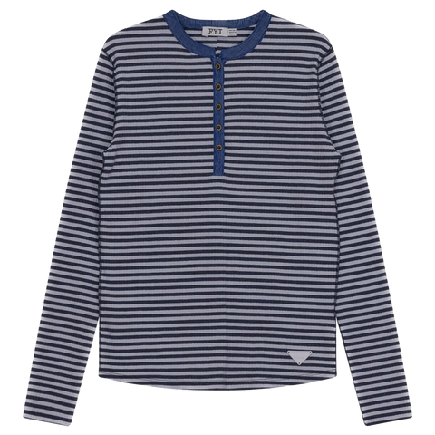 GIN-SB3CPT4796 DENIM TOP