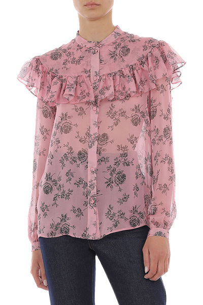 PHY-0221 PINK PRINT BLOUSE
