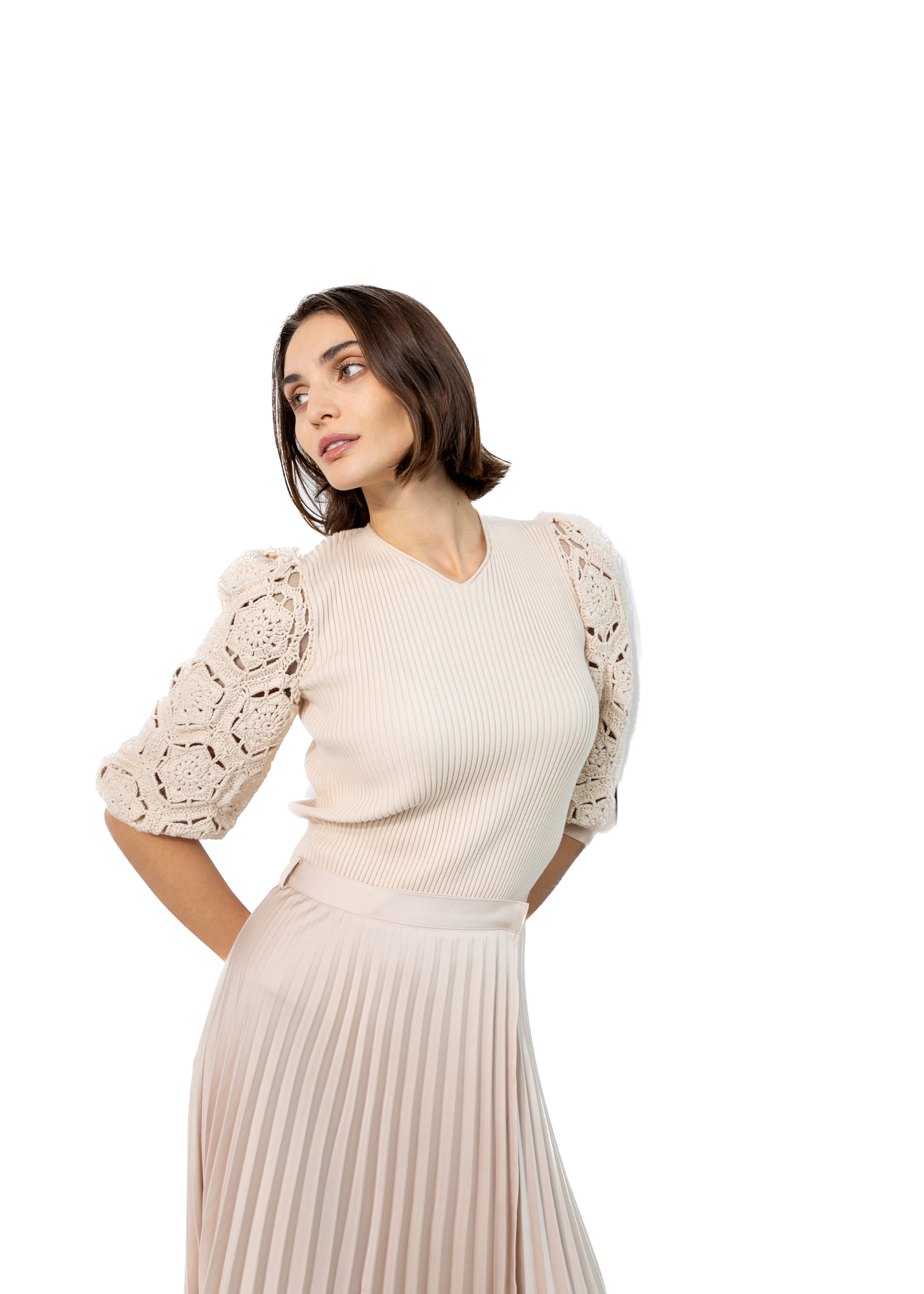 MUN-FRMN3083E CREAM TOP