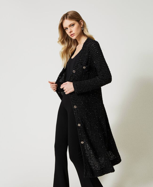 TWS-231TP3080 BACK LONG CARDIGAN