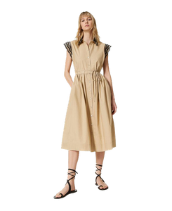 TWS-231TT2120 BEIGE&BLACK DRESS