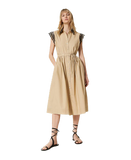 TWS-231TT2120 BEIGE&BLACK DRESS