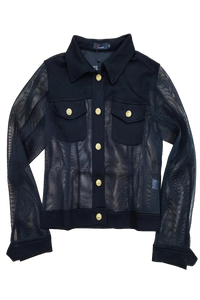 NCY-T1855 BLACK CARDIGAN