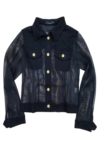 NCY-T1855 BLACK CARDIGAN