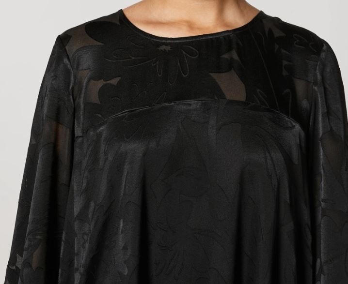 PER-1221373 DUMAS BLACK DRESS