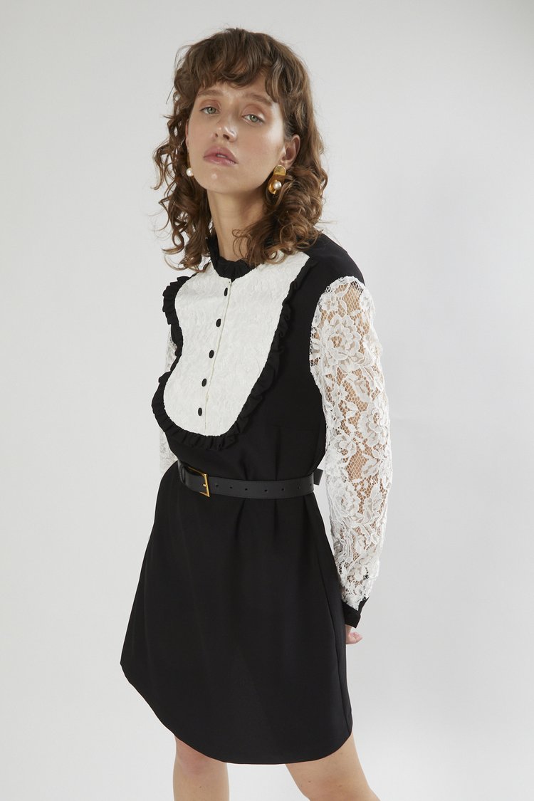 CTE-DS259 485-602 01-10 BLK&WHT DRESS
