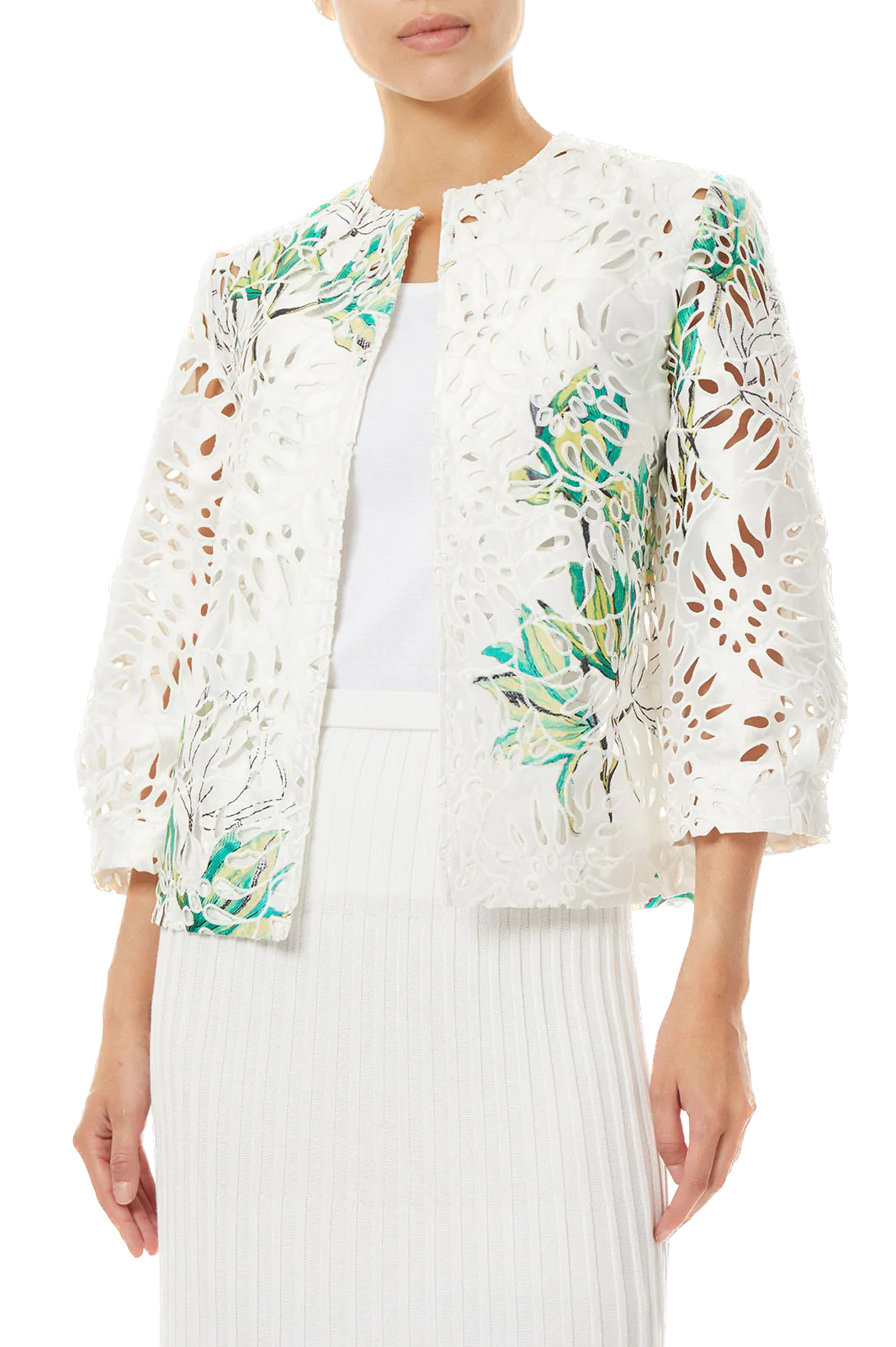 MGW-9953AC WHITE&GREEN JACKET