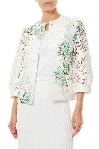 MGW-9953AC WHITE&GREEN JACKET