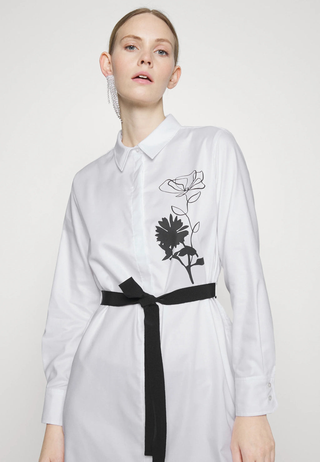 MRL-23322431200 PANDA WHITE DRESS