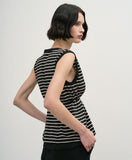 ACC-33-2156-638 BLACK&WHITE CARDIGAN