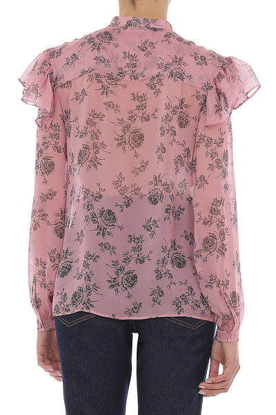 PHY-0221 PINK PRINT BLOUSE
