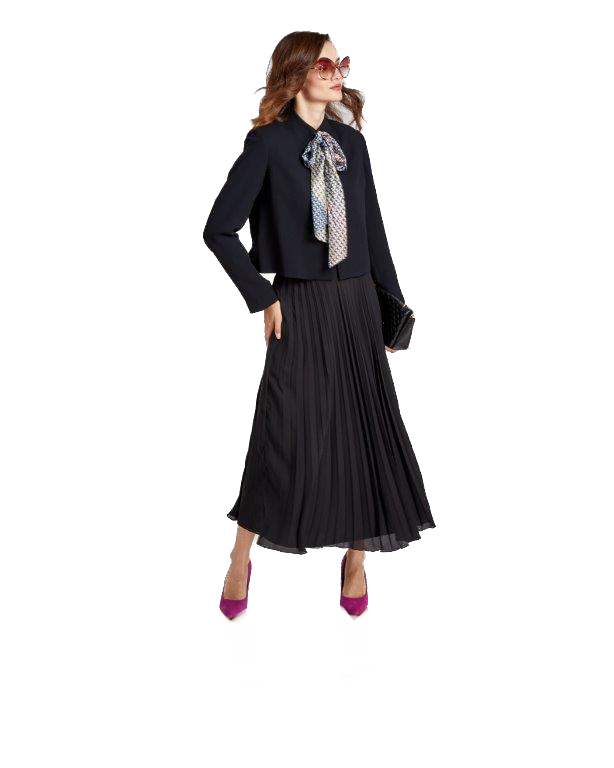 NOI-99 BLACK NECK TIE JACKET