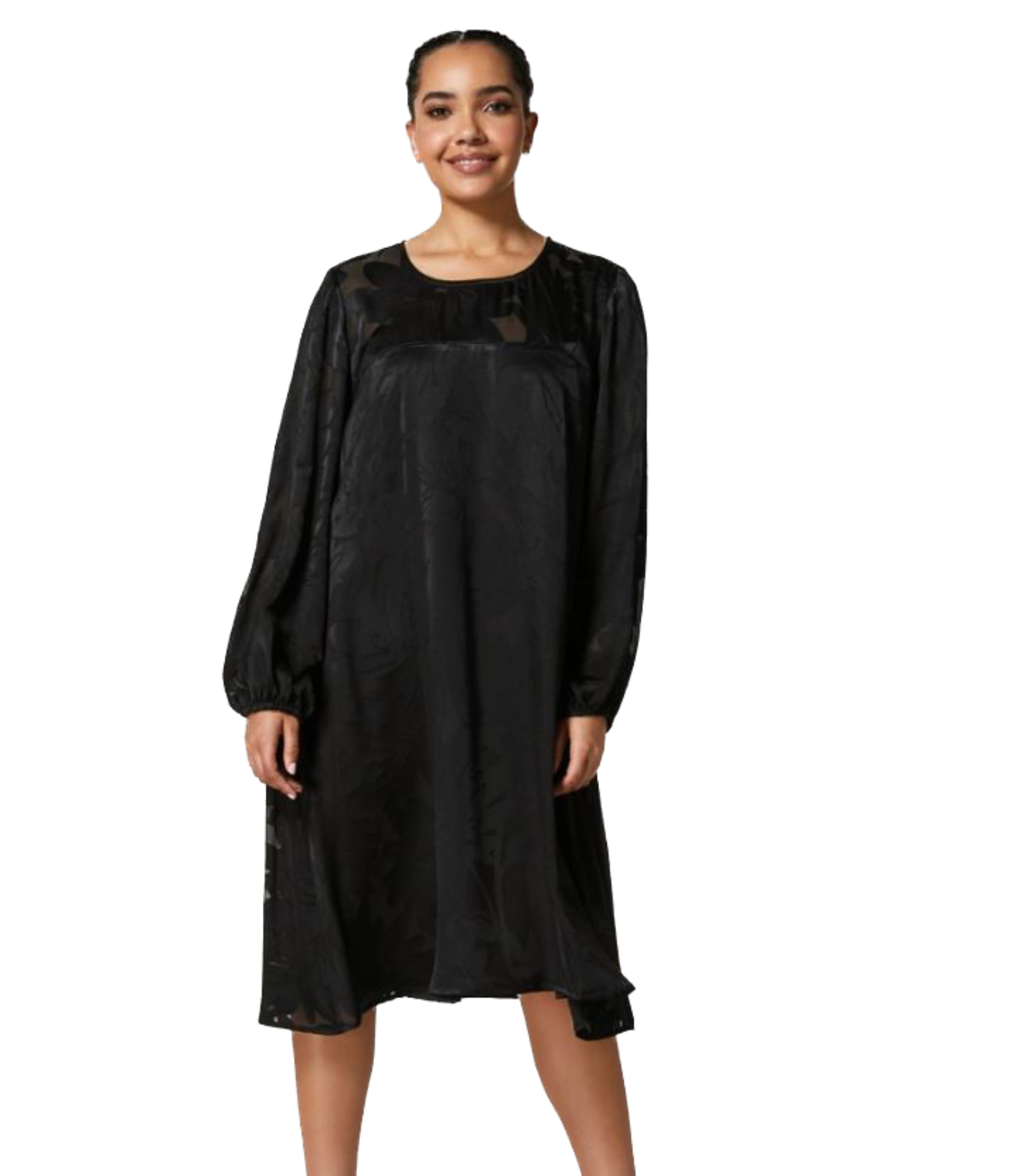 PER-1221373 DUMAS BLACK DRESS