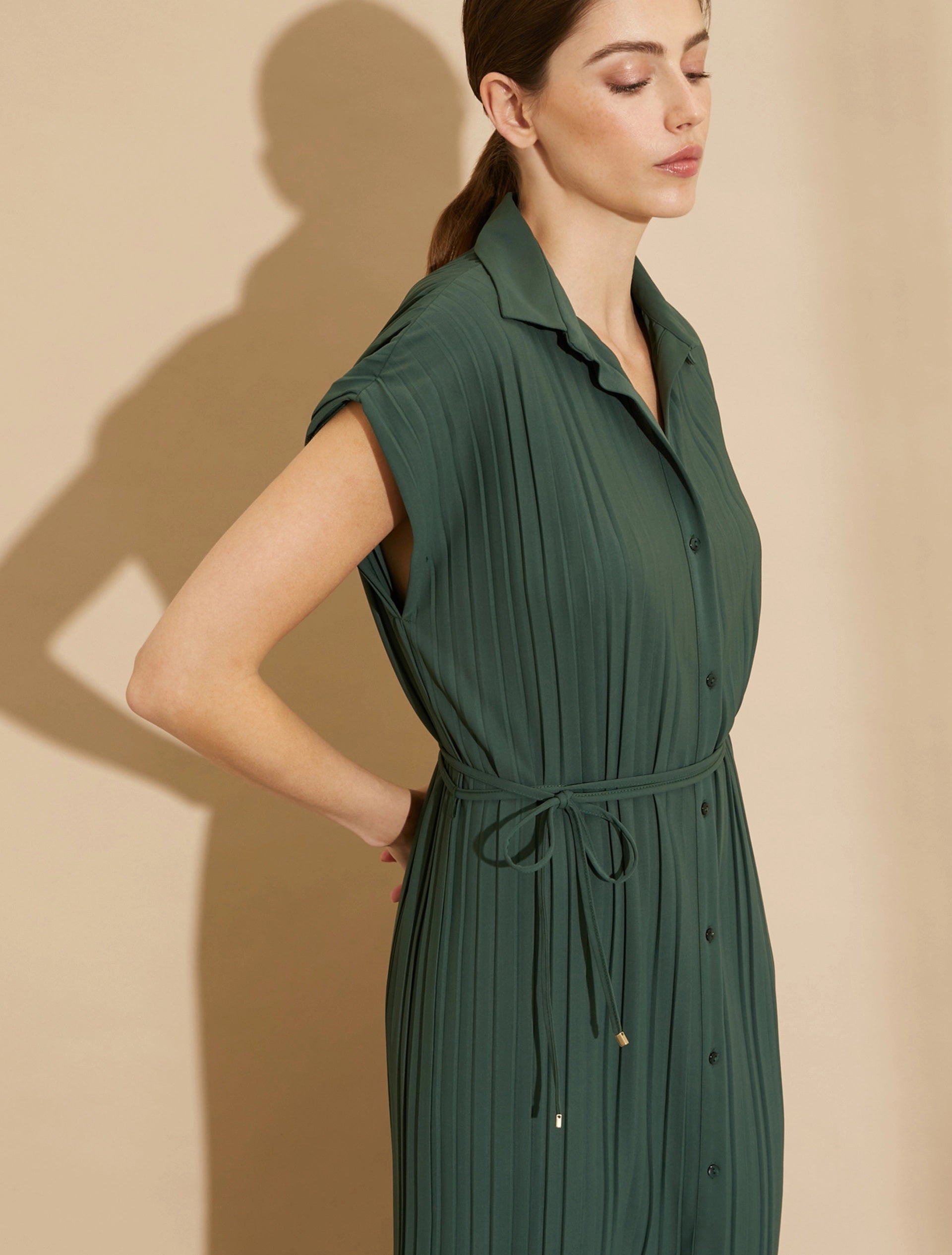 PNK-G6210323P FRISBEE KHAKI DRESS