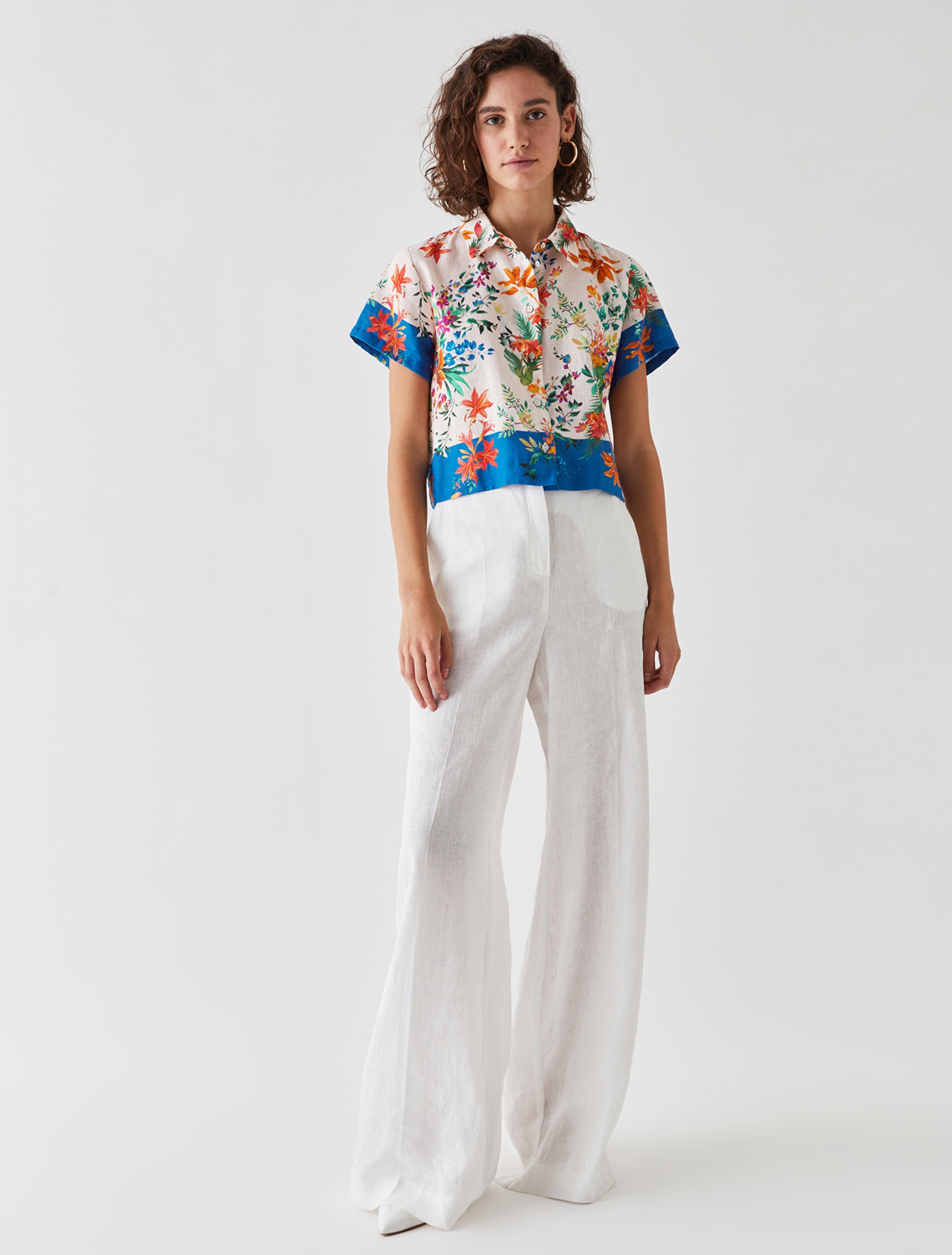 IBL-23711119322 CORTONA FLORAL SHIRT