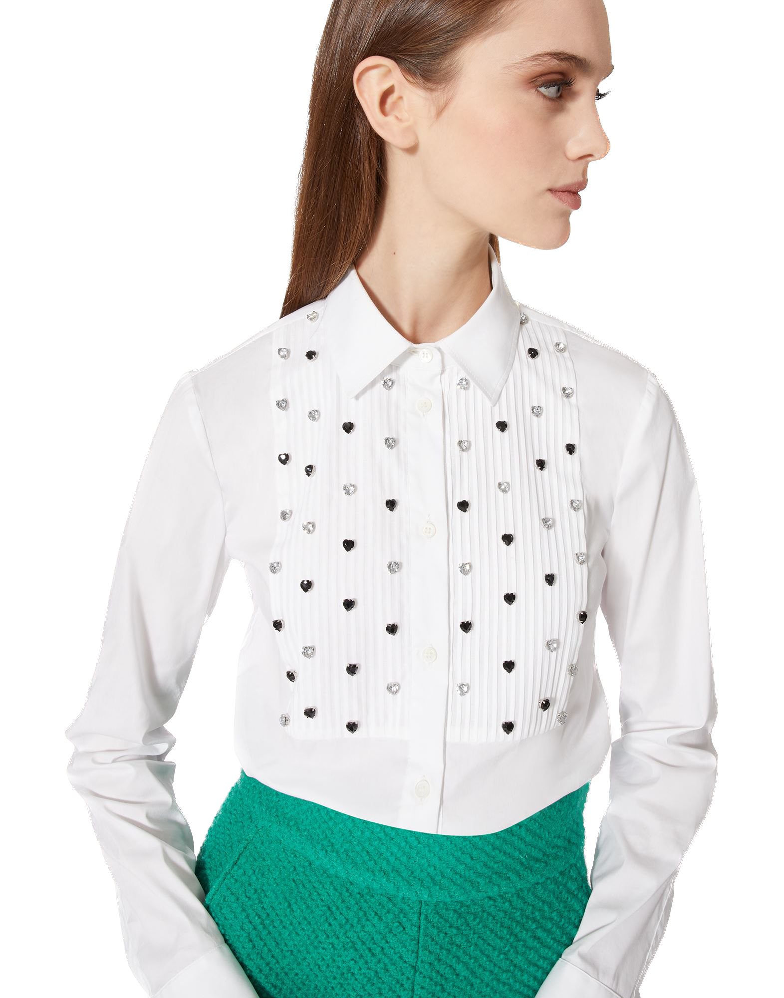 RDV-2R3ABL150ES WHITE STUDS SHIRT