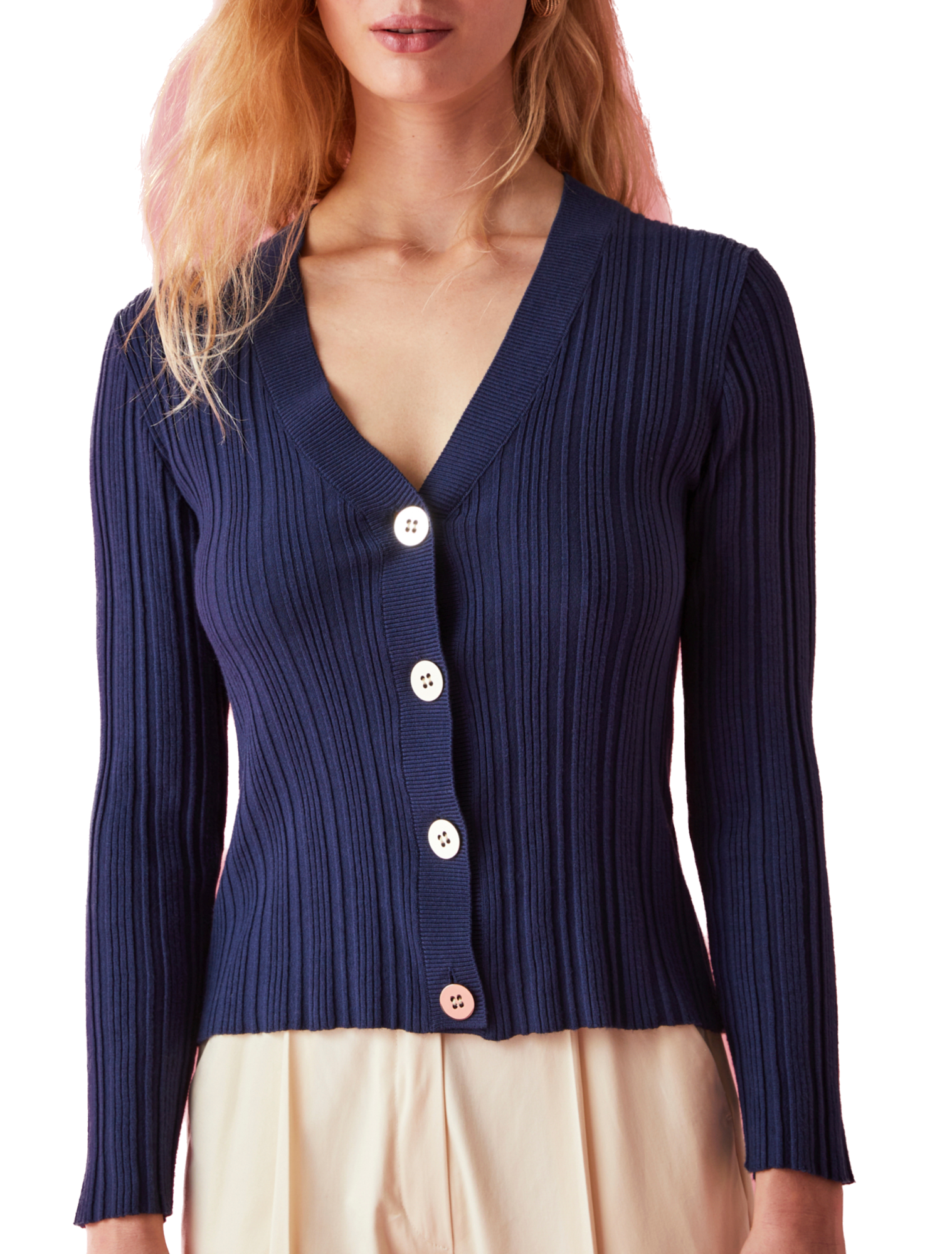 IBL-23734101312 CASCIA BLK CARDIGAN