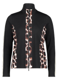BTB-42131005 BLACK&BROWN CARDIGAN