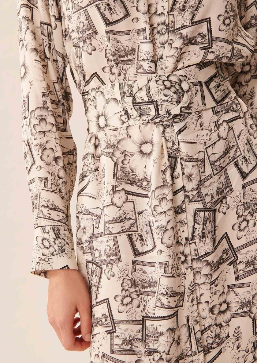 TAJ-TRROB08TR206 RACHELE PRINT DRESS