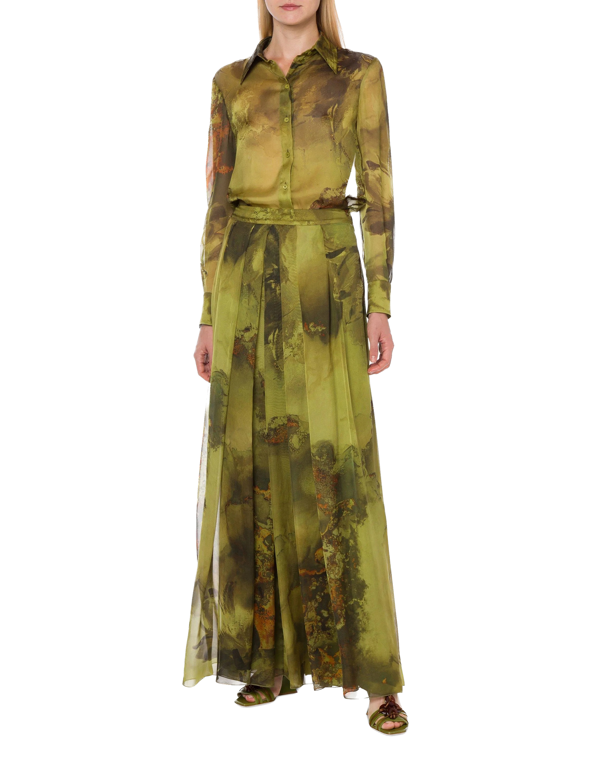 ABF-0112&0224 GREEN PRINT SET
