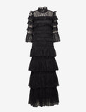 BYM-2171170 CARMINE BLACK GOWN