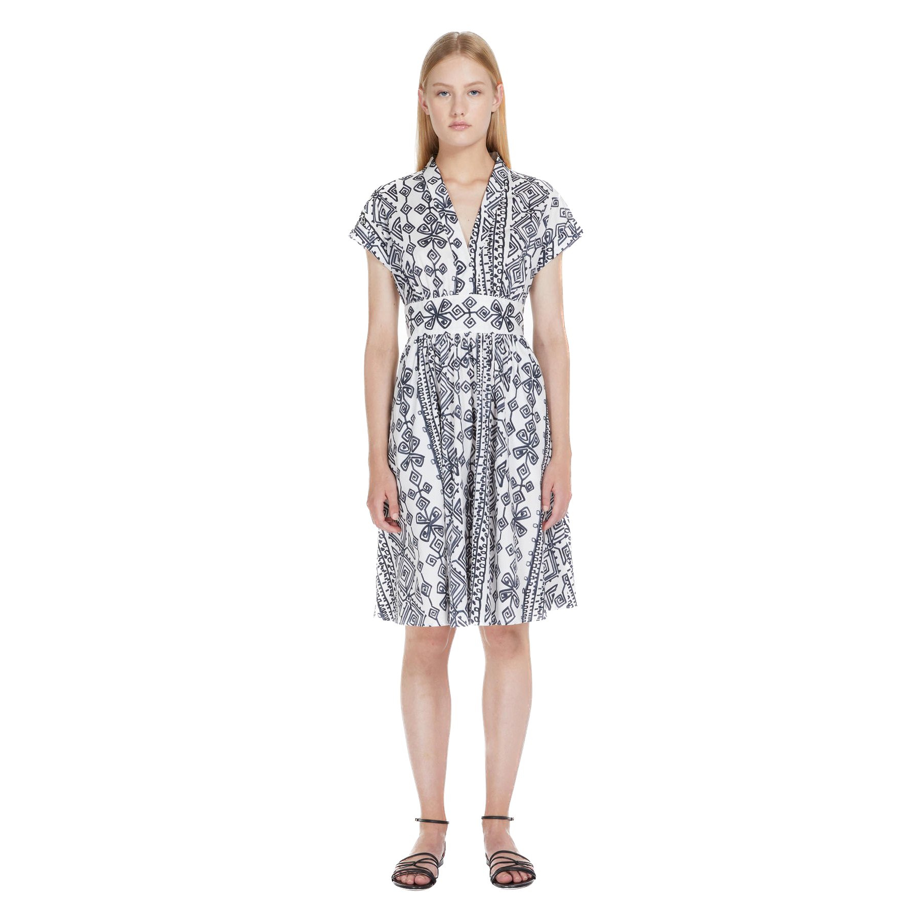 MRL-233221313 TAMARO BLK&WTE DRESS