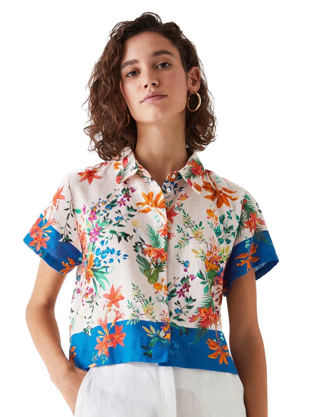 IBL-23711119322 CORTONA FLORAL SHIRT