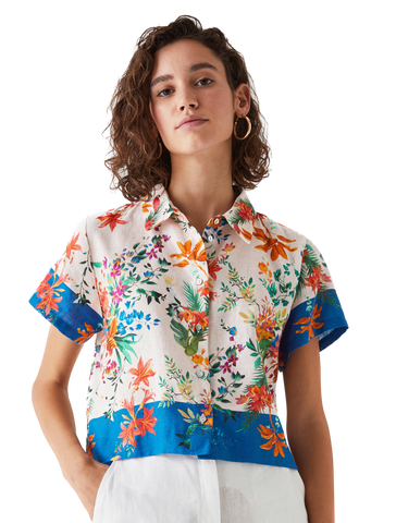 IBL-23711119322 CORTONA FLORAL SHIRT