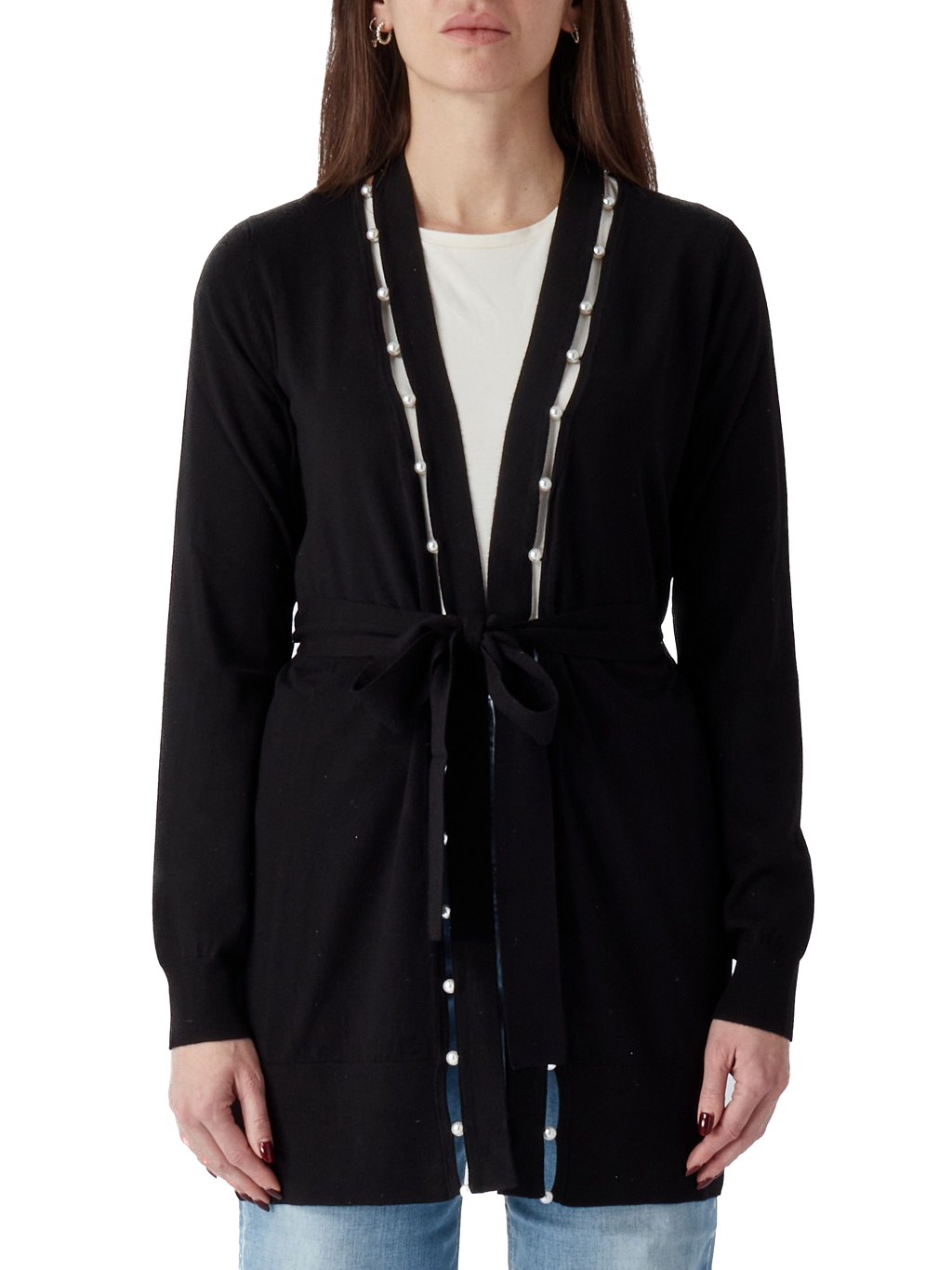 TW-231TP3482 BLACK CARDIGAN