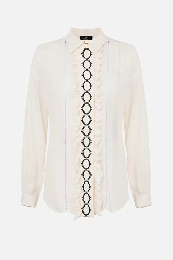 ELS-CA02831E2 CREAM SHIRT