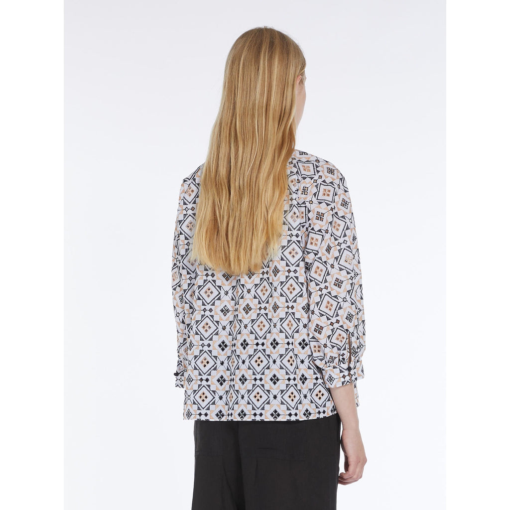 MRL-23311103342 SAPORE BLK&BGE SHIRT