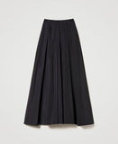 TWS-231TP2720 BLACK TAFFETA SKIRT